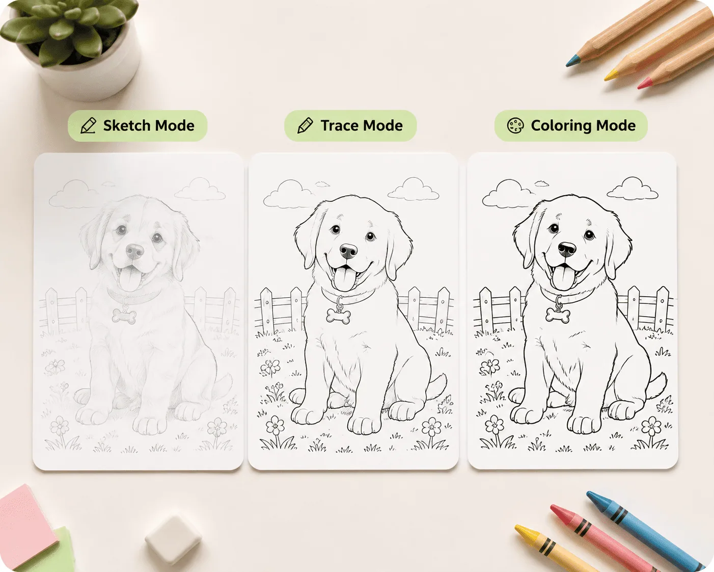 Choose your perfect coloring style